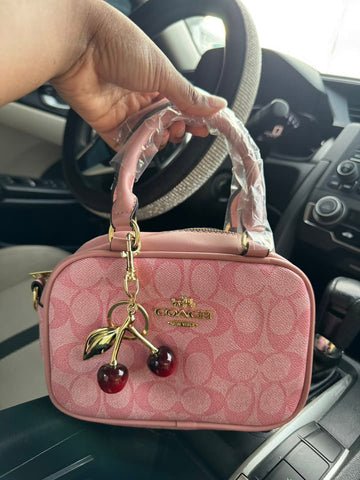 Coach Bag with Cherries
